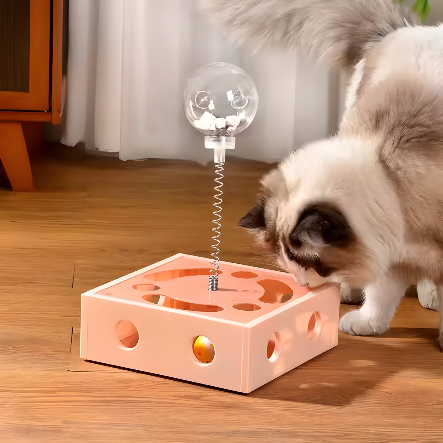 CatSpinn – Automatic Rotating Feather Toy for Cats
