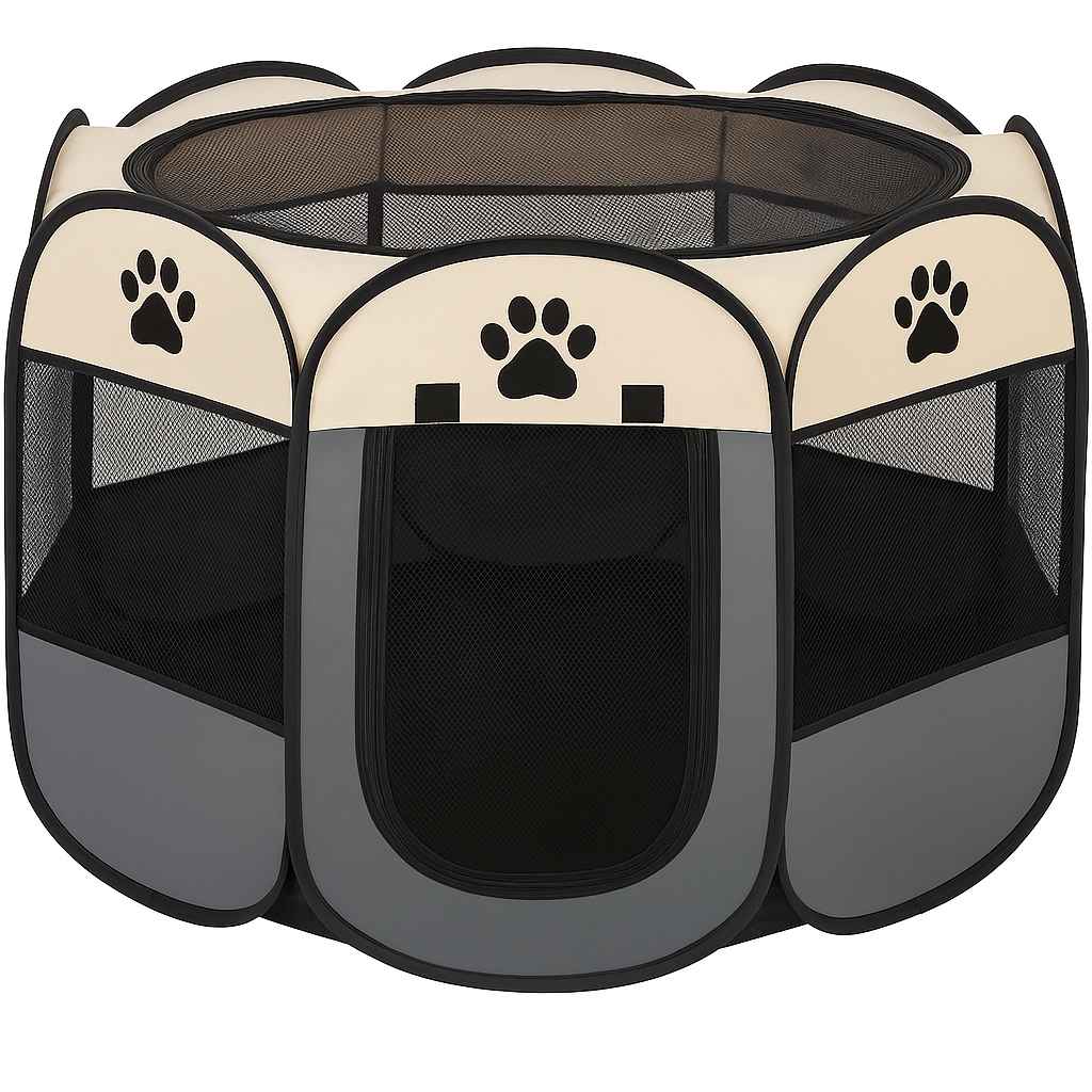 PurrDome – The Stylish Foldable Cat Playpen